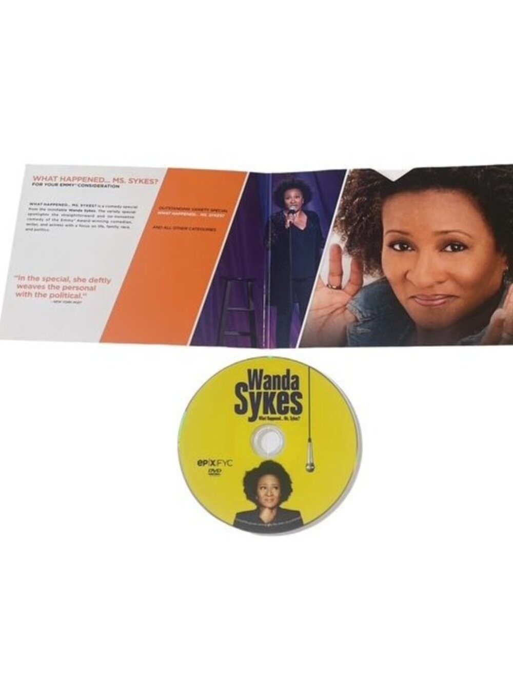 Wanda Sykes What Happened Ms Sykes DVD AWARDS SCREENER Epix Promo FYC 2017